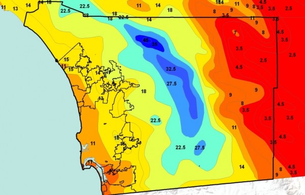 1994 Rainfall Map