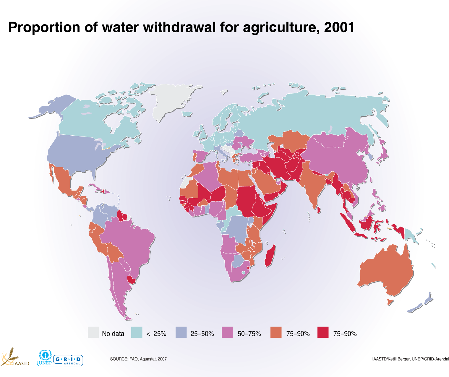 Agricultural Water Use: Global, 2001