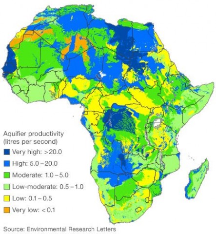 'Huge' water resource exists under Africa