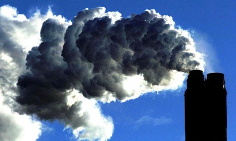 Emissions from a coal-fired power station. The output of greenhouse gases has jumped by the highest amount on record. Photograph: John Giles/PA Emissions from a coal-fired power station. The output of greenhouse gases has ju